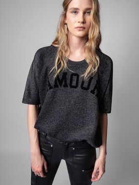 Zadig & Voltaire Portland Amour Glitter sweatshirt